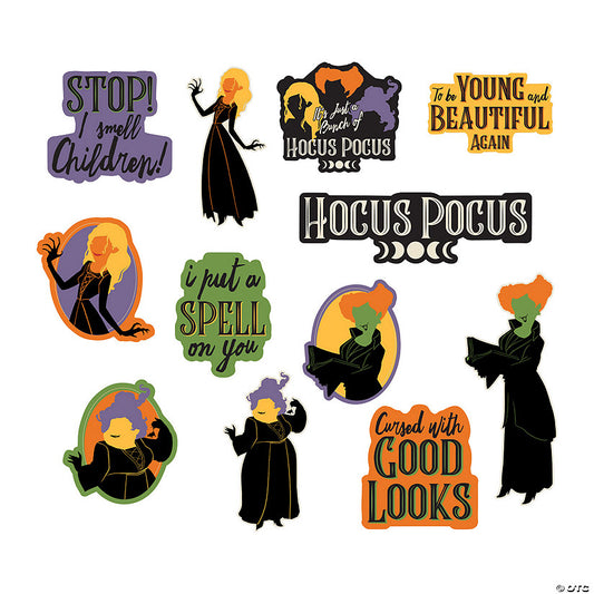 Disney's Hocus Pocus Characters Quotes Cutouts - 12 Pc. | USA Decoration®