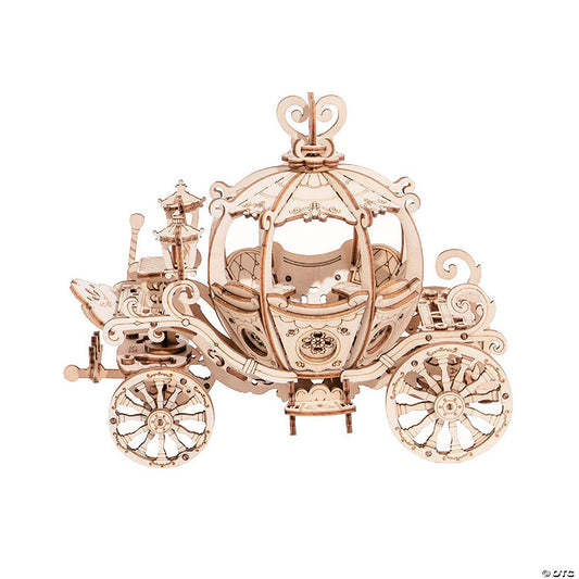 1 Piece(s): HandsCraft DIY 3D Wood Puzzle - Pumpkin Carriage - 182pcs | USA Decoration®