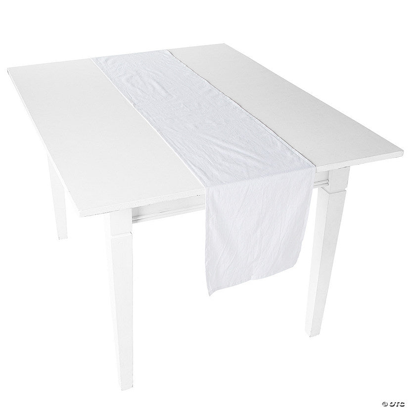 White Gauze Table Runners - 3 Pc. | USA Decoration®