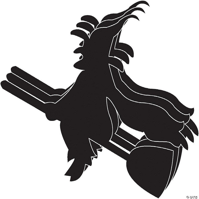 4 Piece(s): Creative Shapes Etc. - Die-cut Magnetic - Large Single Color Witch | USA Decoration®
