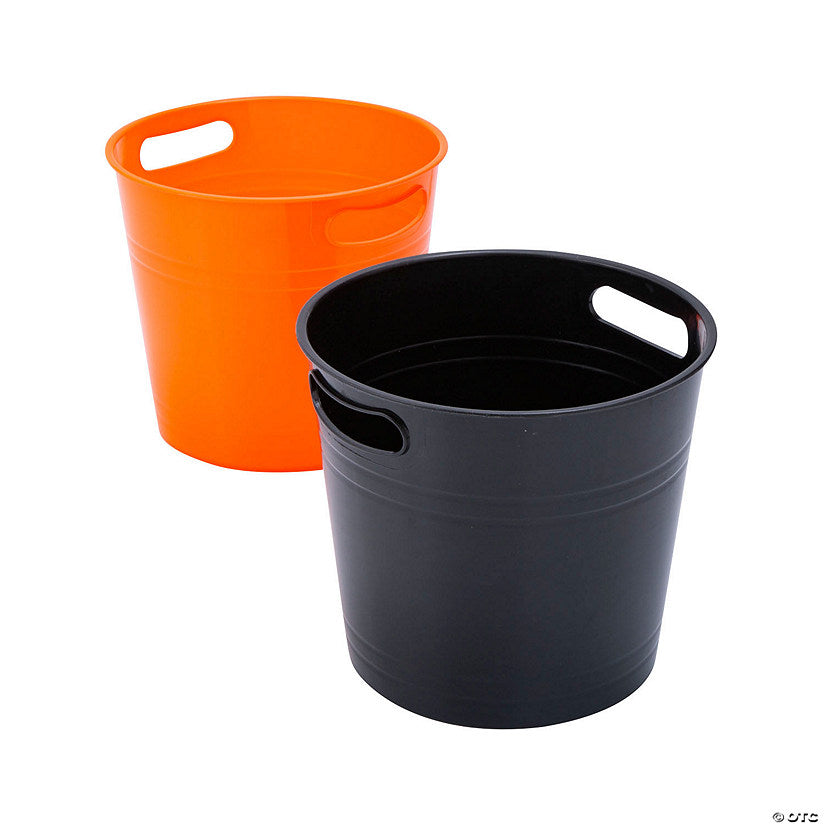 Black & Orange Bucket Assortment - 4 Pc. halloween