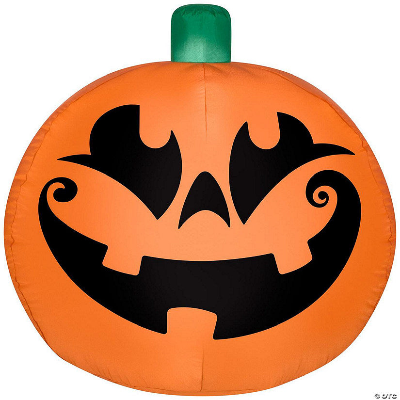 1 Piece(s): Gemmy Airblown Inflatable Happy Jack O' Lantern 2.5 ft Tall orange | USA Decoration®