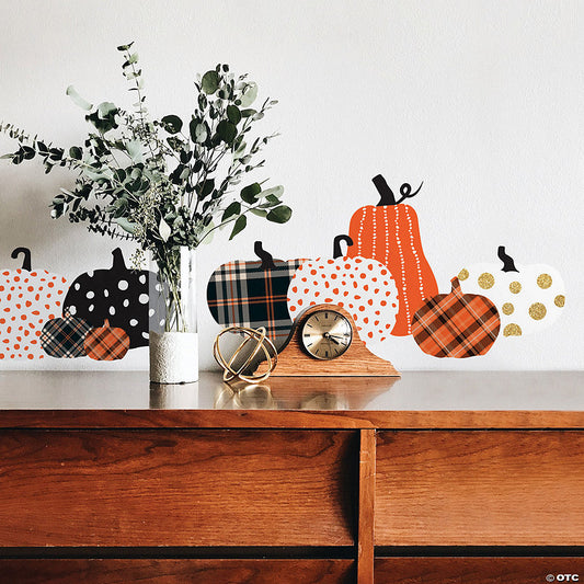 1 Piece(s): RoomMates Decorative Pumpkins Peel And Stick Wall Decal | USA Decoration®