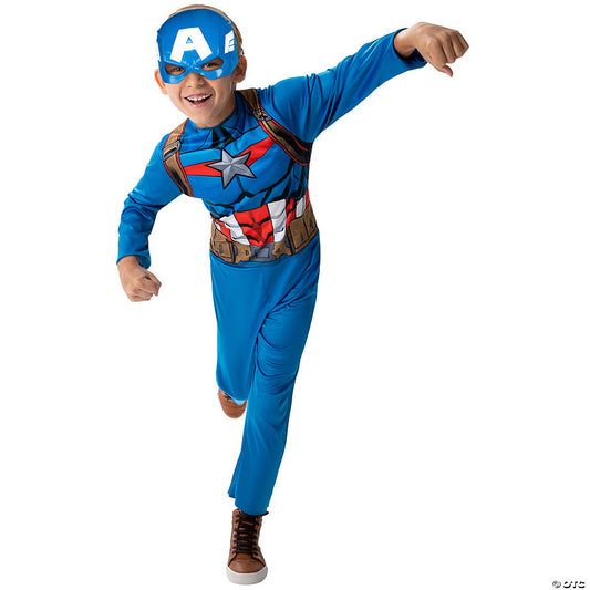Kids Value Captain America Steve Rogers Costume | USA Decoration®