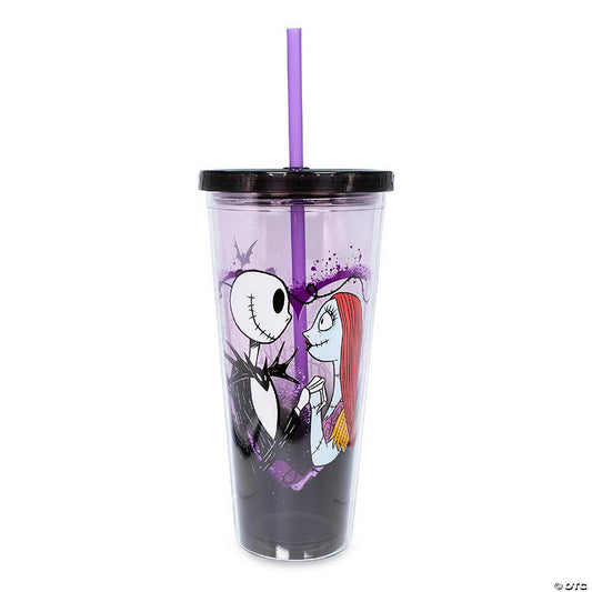 Disney The Nightmare Before Christmas Acrylic Carnival Cup with Lid and Straw | USA Decoration®