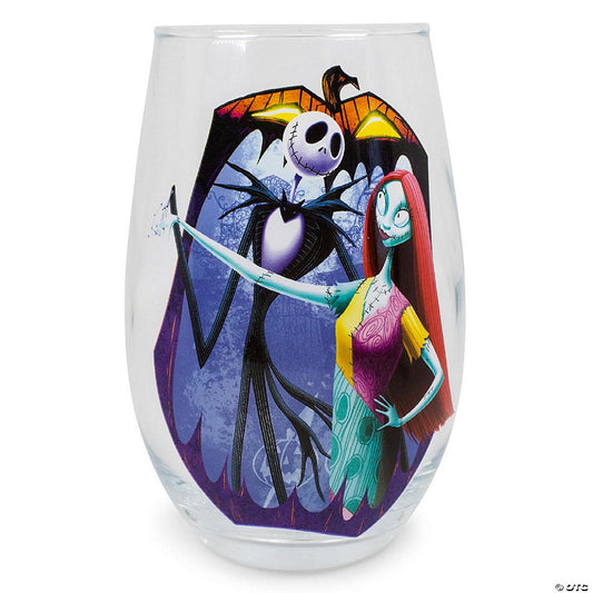 The Nightmare Before Christmas "Meant To Be" Stemless Glass Holds 20 Ounces | USA Decoration®