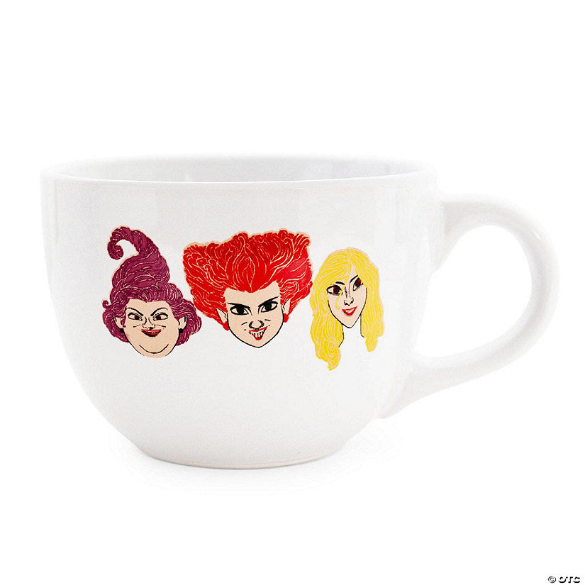 Disney Hocus Pocus Sanderson Sisters Ceramic Soup Mug 24 Ounces | USA Decoration®