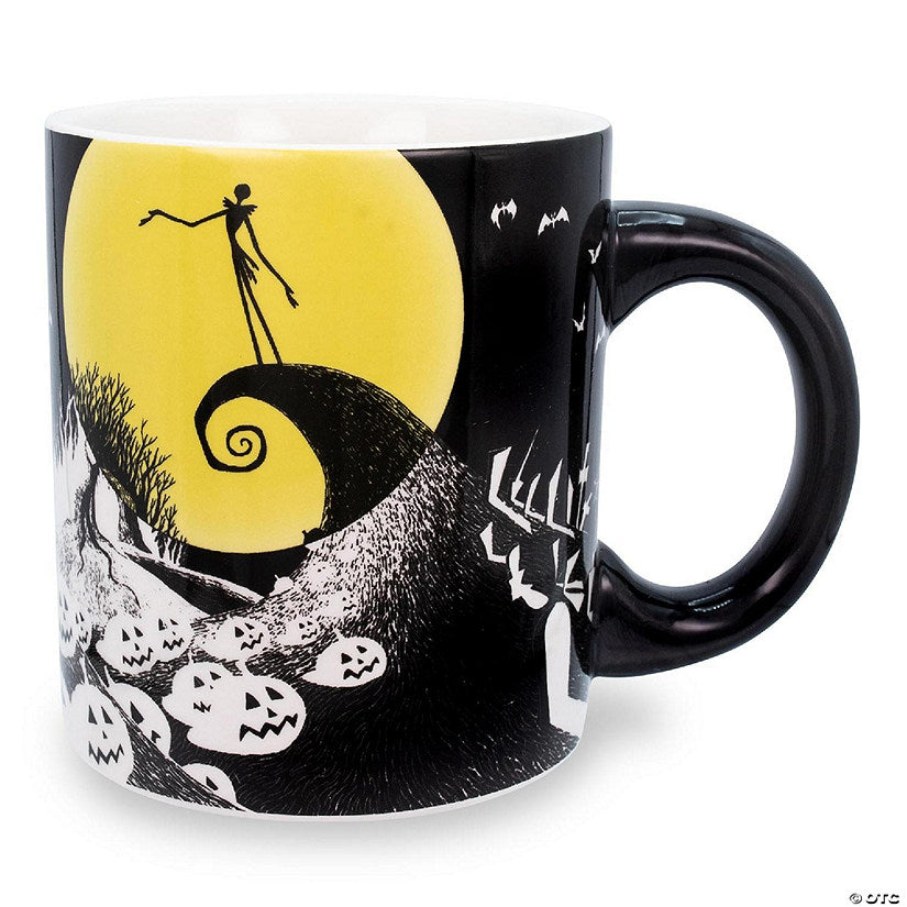 Disney The Nightmare Before Christmas Ceramic Mug With 3D Jack Sculpt Inside | USA Decoration®