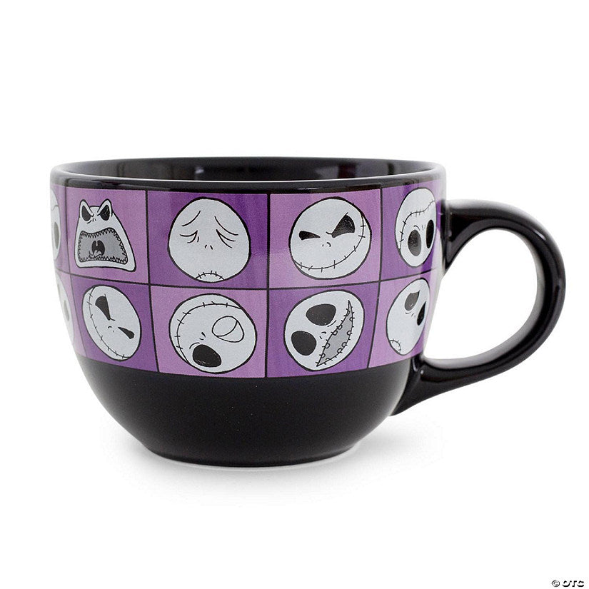 Disney Nightmare Before Christmas Jack Expressions Ceramic Soup Mug 24 Ounces | USA Decoration®