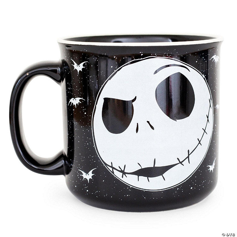 Disney The Nightmare Before Christmas Jack Face Ceramic Camper Mug 20 Ounces | USA Decoration®
