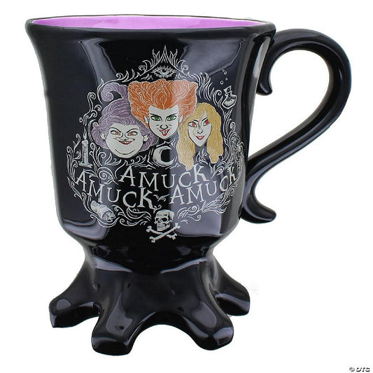 Disney Hocus Pocus Sanderson Sisters Amuck Sculpted Ceramic Mug Holds 20 Ounce | USA Decoration®