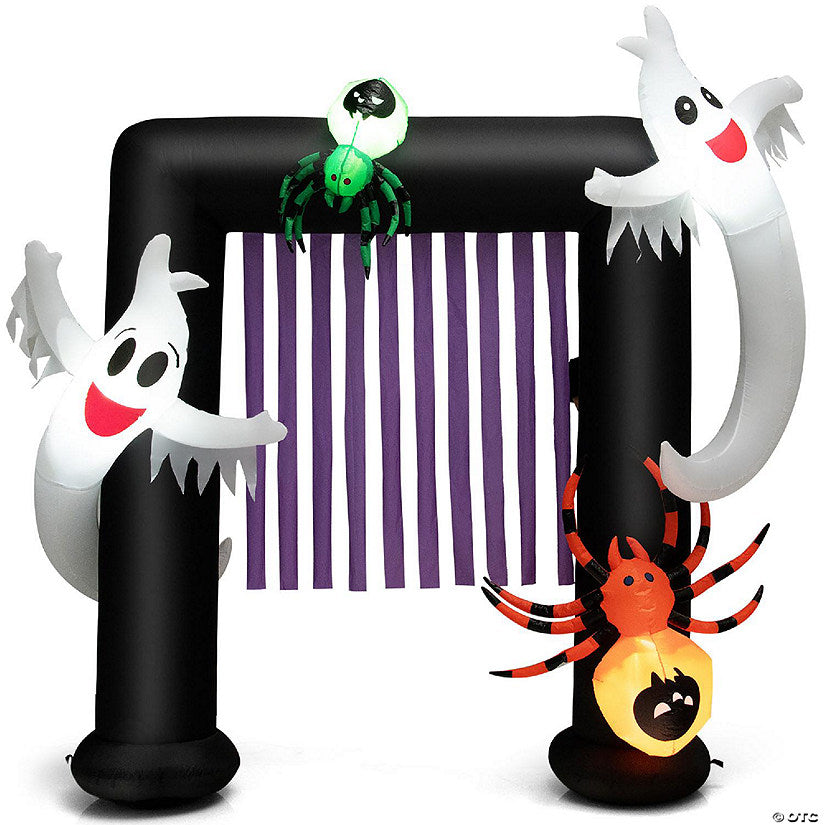 Costway 7.5FT Halloween Inflatable Archway Blow-up Festive Decoration for Backyard Porch | USA Decoration®