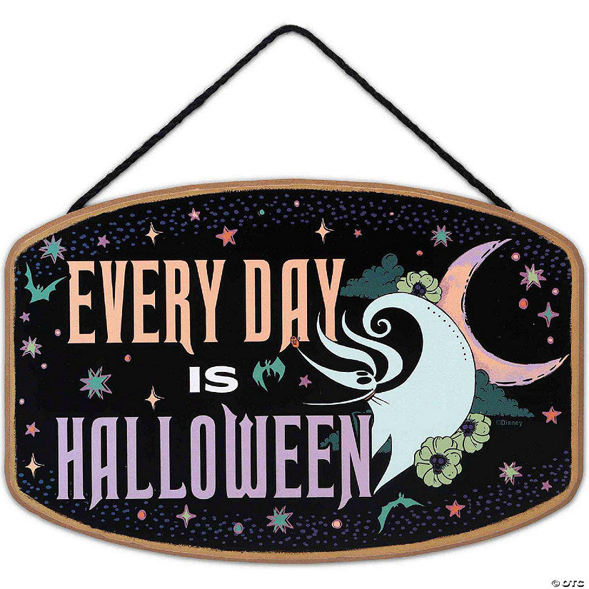 Disney 6x8 The Nightmare Before Christmas Every Day is Halloween Hanging Wood Wall Decor | USA Decoration®