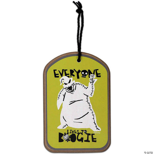Disney 6x4 The Nightmare Before Christmas Everyone Likes to Boogie Oogie Boogie Hanging Wood Wall Decor | USA Decoration®