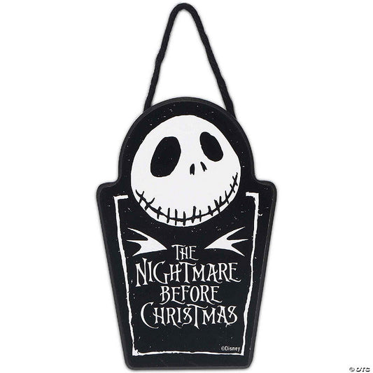 Disney 6x4 The Nightmare Before Christmas Jack Skellington Hanging Wood Wall Decor | USA Decoration®