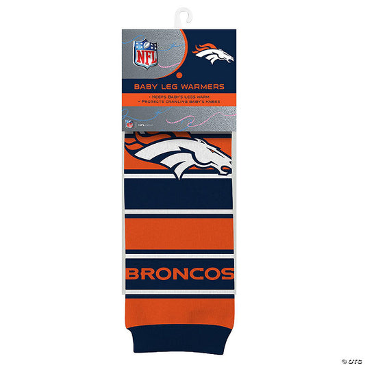 1 Piece(s): Denver Broncos Baby Leg Warmers | USA Decoration®