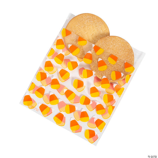 5" x 5" Bulk 144 Pc. Clear Plastic Fall Cookie Bags halloween