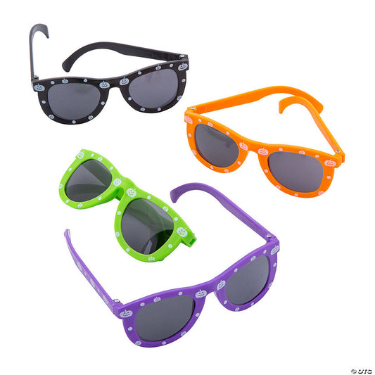 Per Dozen: Kids’ Halloween Jack-O’-Lantern Print Sunglasses - 12 Pc. | USA Decoration®