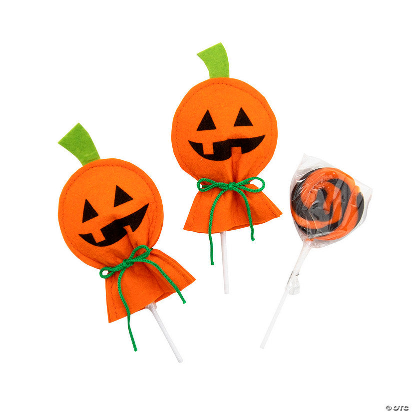 Jack-O’-Lantern Lollipop Covers - 12 Pc. | USA Decoration®