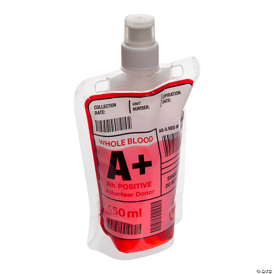 5" x 7" Blood Bag Collapsible Plastic Drink Bottles - 12 Pc. | USA Decoration®