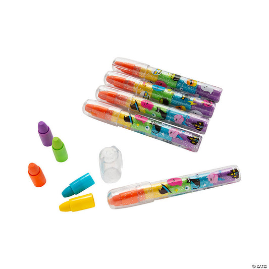 Per Dozen: Halloween Glitter Stacking Erasers - 12 Pc. | USA Decoration®