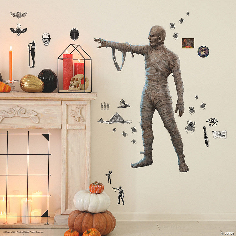 Classic Monsters The Mummy Giant Peel Stick Wall Decals by RoomMates | USA Decoration®