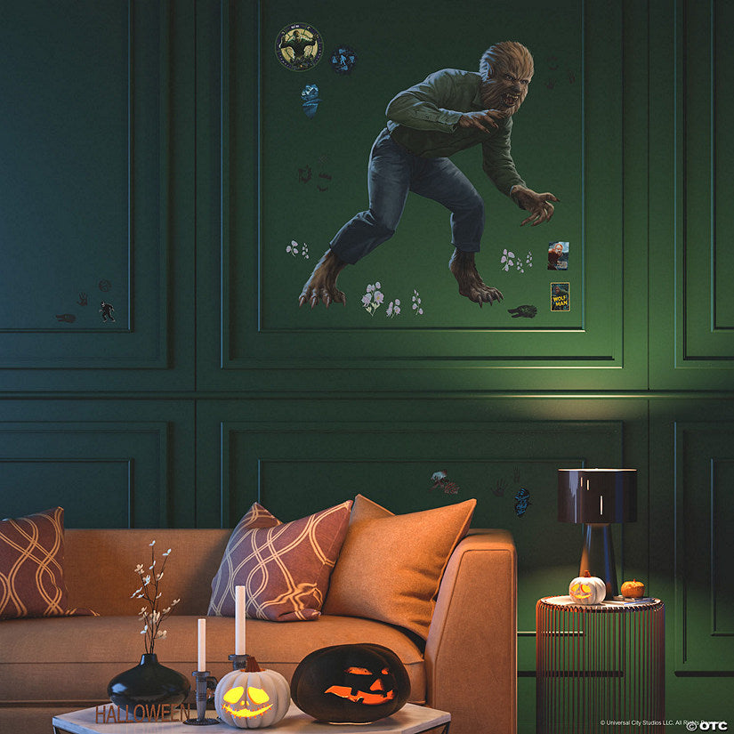 Classic Monsters The Wolfman Giant Peel Stick Wall Decals by RoomMates | USA Decoration®