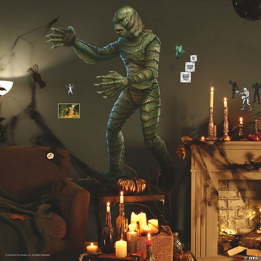 Classic Monsters Creature From The Black Lagoon Giant Peel Stick Wall Decals by RoomMates | USA Decoration®