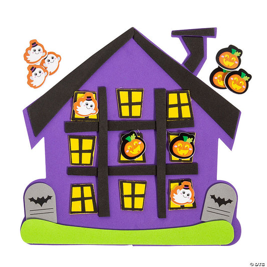 Makes 12: Halloween Tic-Tac-Toe Game Craft Kit - Makes 12 | USA Decoration®
