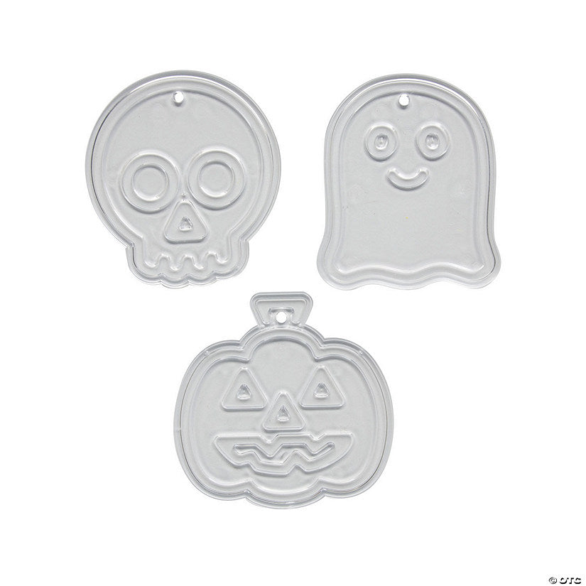 24 Piece(s): Halloween Neon Sign Suncatchers - 24 Pc. | USA Decoration®