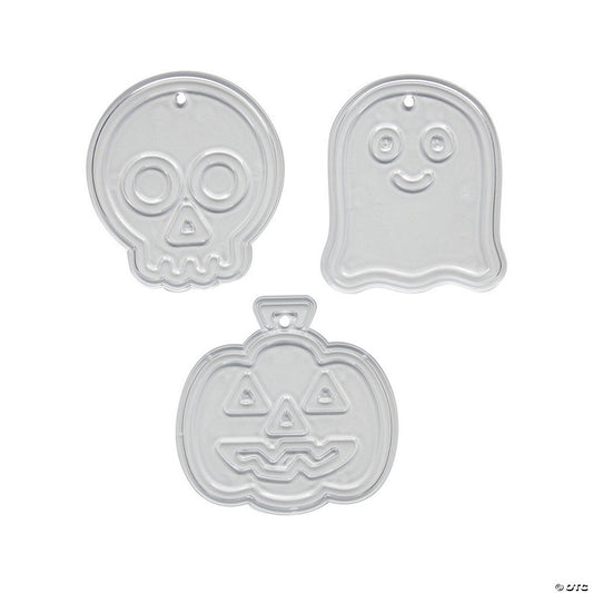 24 Piece(s): Halloween Neon Sign Suncatchers - 24 Pc. | USA Decoration®