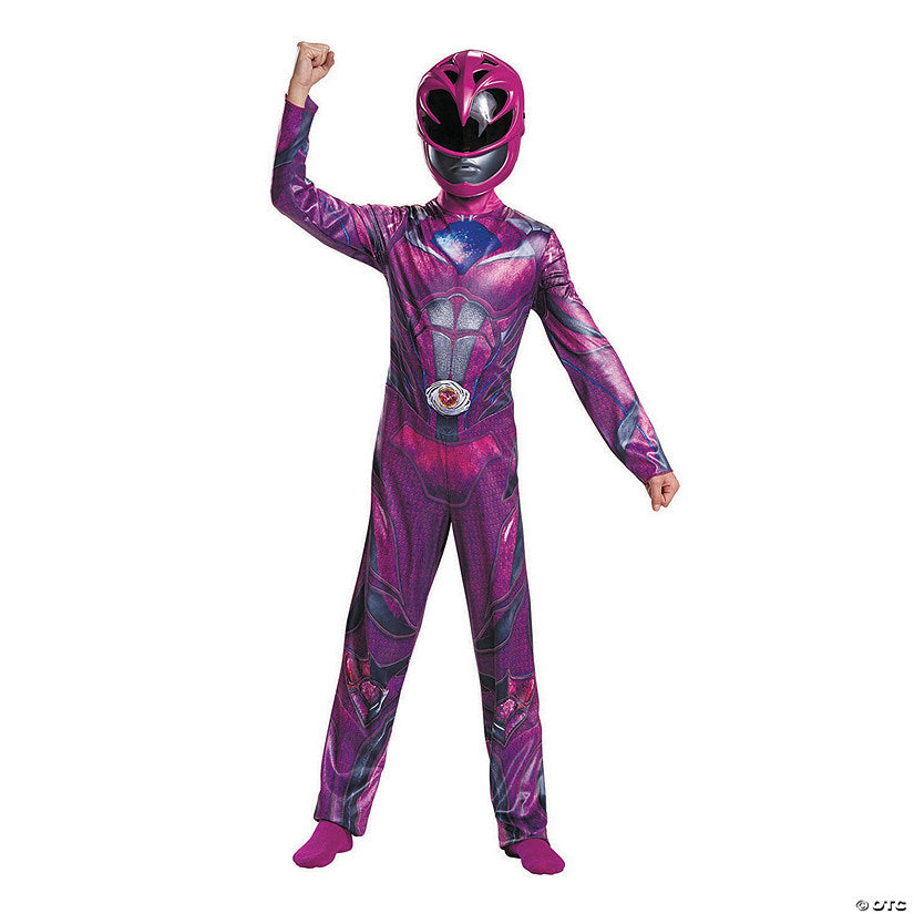 Girl's Classic Pink Power Ranger™ Movie Costume | USA Decoration®