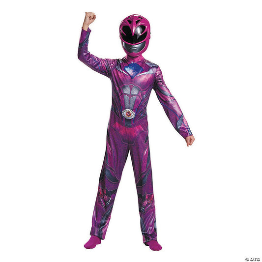 Girl's Classic Pink Power Ranger™ Movie Costume | USA Decoration®