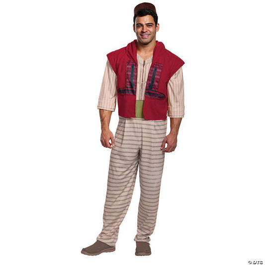 Men's Plus Size Deluxe Live Action Aladdin™ Costume | USA Decoration®