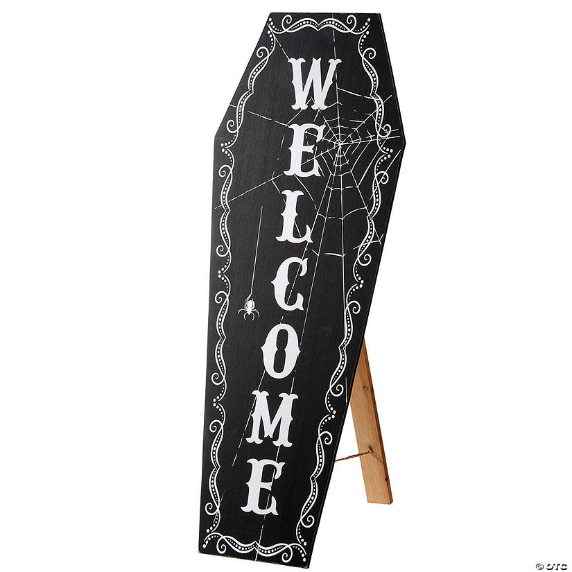 National Tree Company 28 in. Halloween Welcome Standup Sign | USA Decoration®