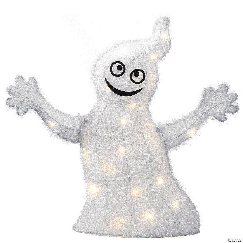National Tree Company 18 in. Pre-Lit Smiling Ghost | USA Decoration®
