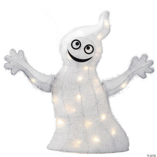 National Tree Company 18 in. Pre-Lit Smiling Ghost | USA Decoration®