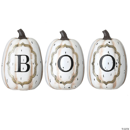 Each: National Tree Company 13 in. BOO Pumpkin Assortment | USA Decoration®