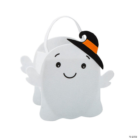 Felt Ghost Trick-or-Treat Bucket halloween