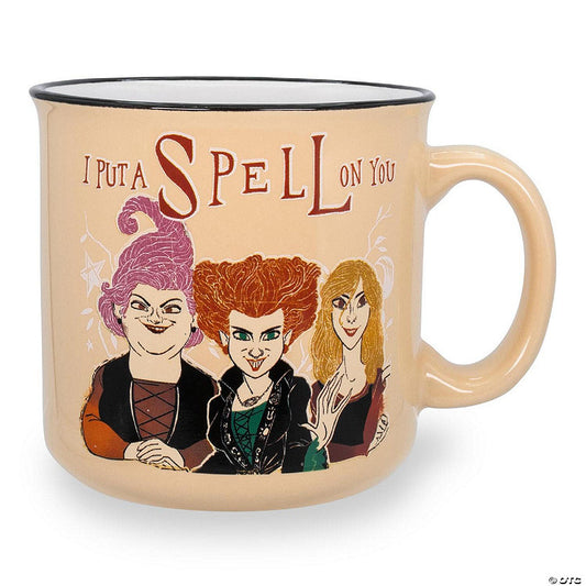 Disney Hocus Pocus "Put A Spell On You" Ceramic Camper Mug 20 Ounces | USA Decoration®