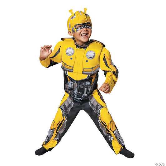 Boy’s Muscle Chest Transformers™ Bumblebee Costume | USA Decoration®