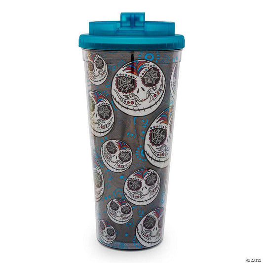 Disney The Nightmare Before Christmas Jack Sugar Skull Plastic Travel Tumbler | USA Decoration®