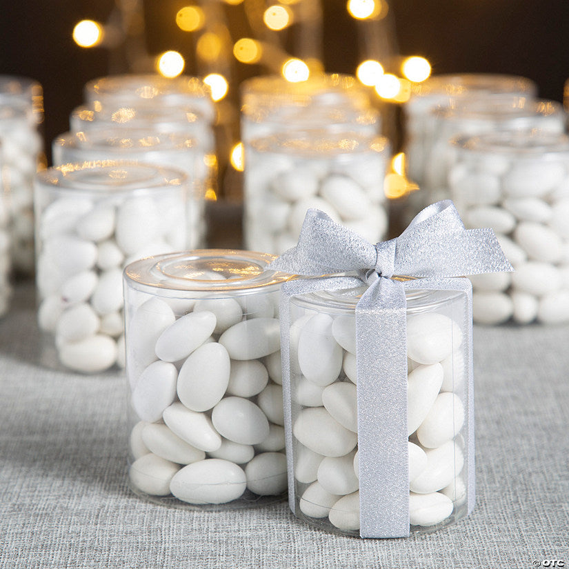 Bulk 48 Pc. Clear Cylinder Boxes