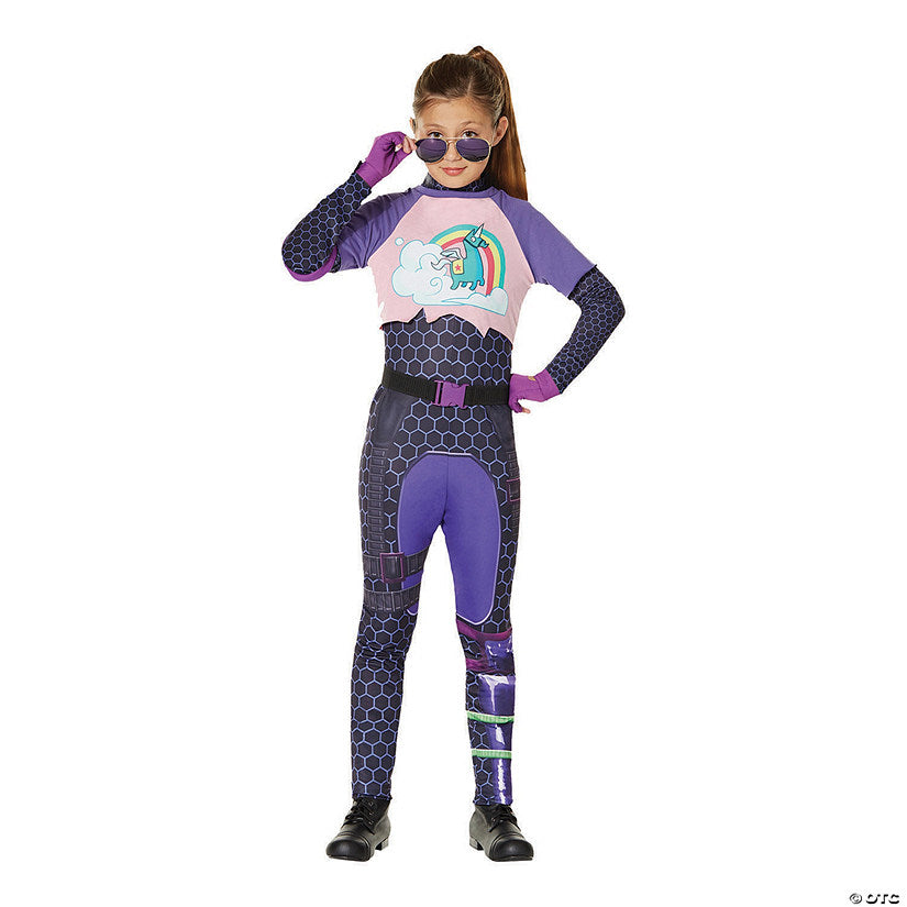 Girl's Fortnite Brite Bomber Costume | USA Decoration®