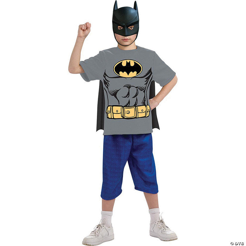 Boy's Batman Shirt Mask Cape Costume | USA Decoration®