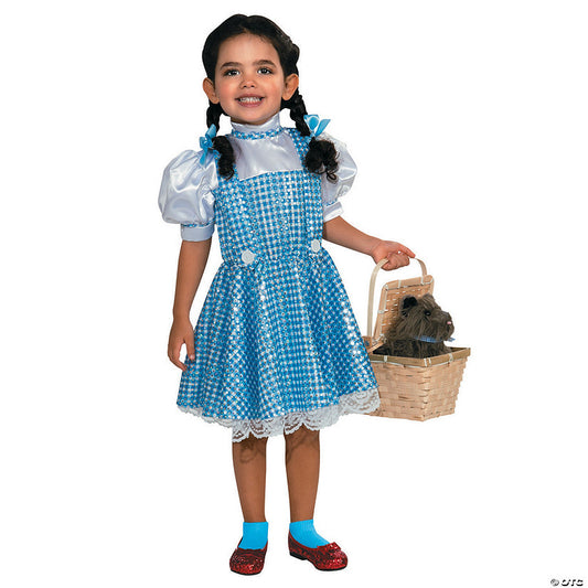 Girl’s Sequin The Wizard of Oz™ Dorothy Costume | USA Decoration®