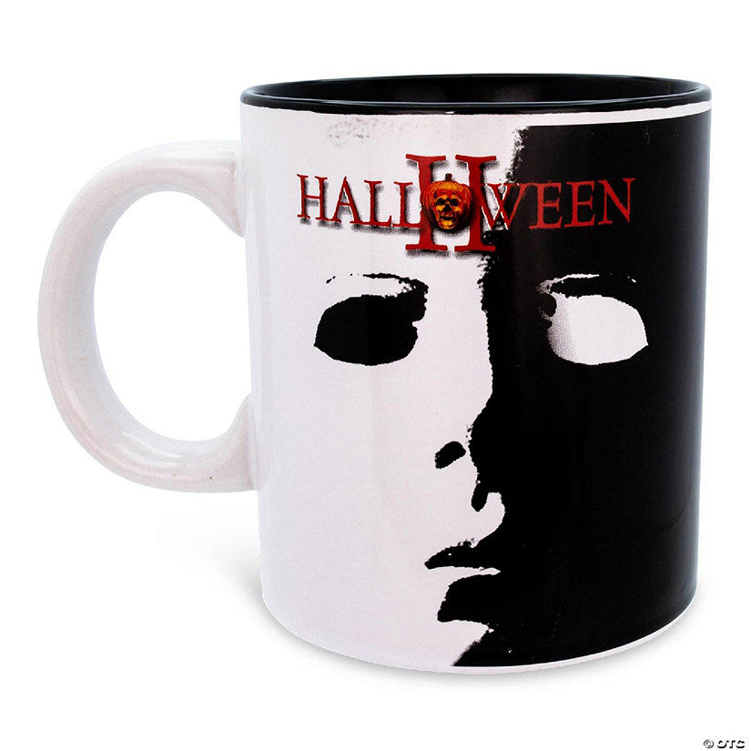 Halloween II Michael Myers Face Ceramic Mug Holds 20 Ounces | USA Decoration®