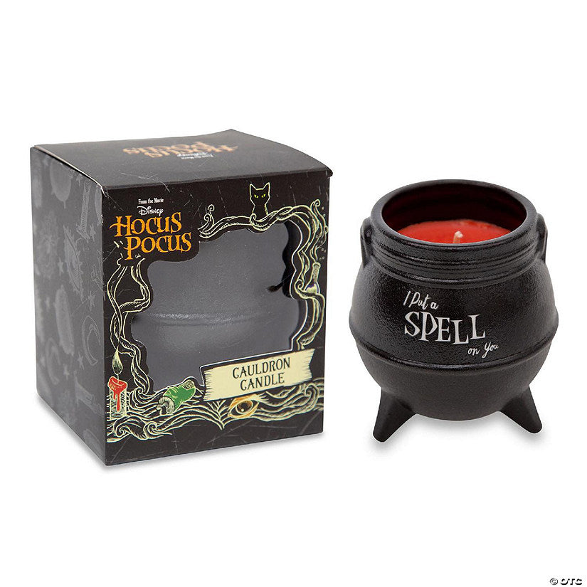 Disney Hocus Pocus "I Put A Spell On You" Ceramic Cauldron Candle | USA Decoration®