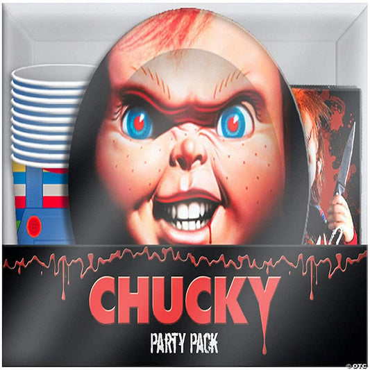 Kids Play Chucky 60-Piece Party Tableware Set | USA Decoration®