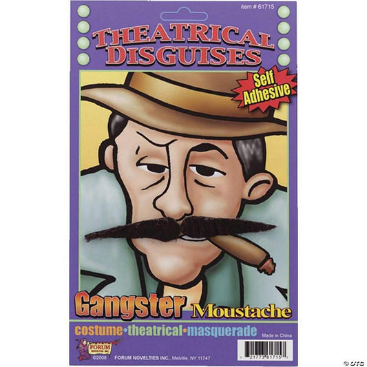 1 Piece(s): Gangster Costume Moustache | USA Decoration®